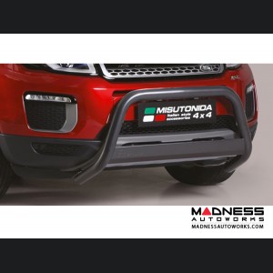 Range Rover Evoque Front Bumper Guard by Misutonida - EC Medium - Black Powder Coated Finish - 2016+ 